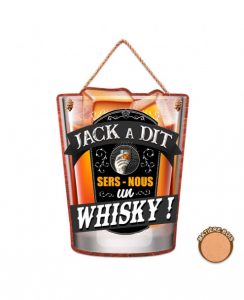 Plaque de porte whisky