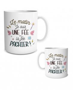 Mug "Le matin je suis une fée..."