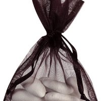 Sachet organdi noir