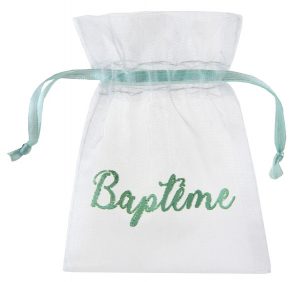 Sachet Baptême menthe