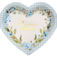 assiette coeur