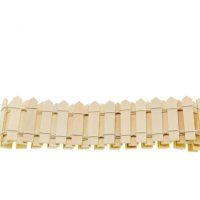 Barrière en bois naturel