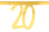 Banderole âge métal 20ans