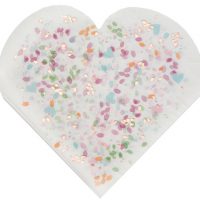 serviette coeur