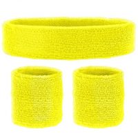 Set Bandeau jaune néon