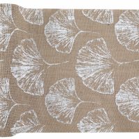 Chemin de table feuille Ginko