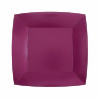 Assiette Rainbow 18x18 Prune