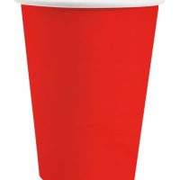 Gobelet carton rouge x25