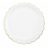 Assiettes Festonnées blanc