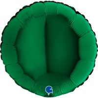 Ballon alu rond 18" vert foncé