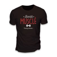 Tee-shirt "Bientôt musclé"