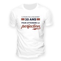 Tee-shirt "20 ans perfection"
