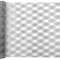 Chemin de table lurex argent
