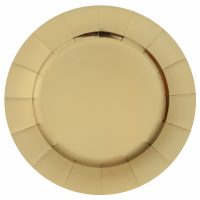 Sous assiettes doré