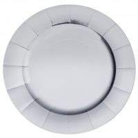 Sous assiettes argenté