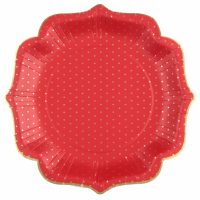 Assiettes Passe Partout rouge