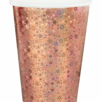 Gobelets étincelante rose gold