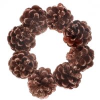 Couronne Pomme de pin cuivré
