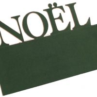 Marque place Noël vert