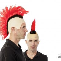 Perruque Punk rouge