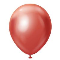 Ballon Chrome rouge x 10