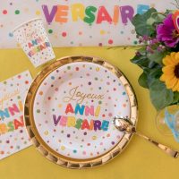 Anniversaire multicolore