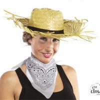 Bandana blanc Cowboy