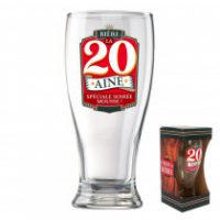 Verre à bière 20ans