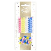 Bougie multicolore