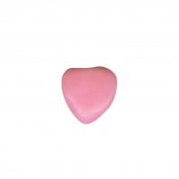 Dragée chocolat cœur rose nacré