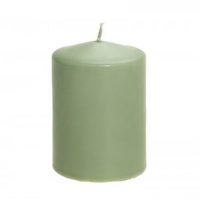 Bougie cylindre  sauge 6x10cm