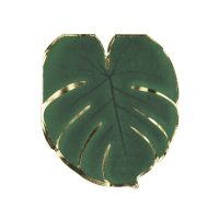 Serviette feuille tropicale