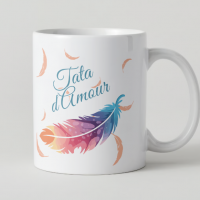 Mug plume Tata d'amour