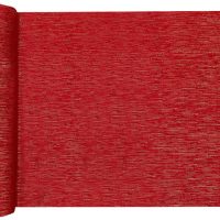 Chemin de table scintillant rouge