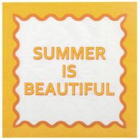 Serviettes Dolce Vita Jaune